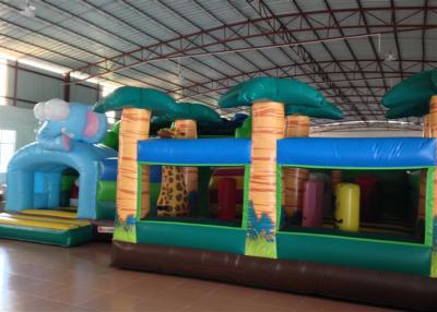 China Big Party Custom Made Inflatables 0.55mm Pvc Tarpaulin For Kindergarten Baby for sale