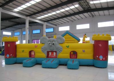 China Cute Animal Inflatable Kids Bounce House PVC inflatable house use bouncy Elephant Dog Animals Inflatable Fun House for sale