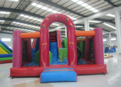 China Clown Theme Water Bouncy Castle  , Outdoor Amusement Adult Slip And Slide for sale