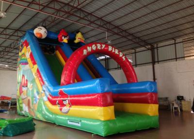 China Inflatable Crazy Bird Toddler Water Slide , Attractive Jumping Castle Water Slide for sale