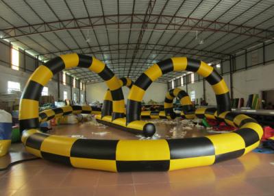 China Zorb Ball Inflatable Quad Track , Customized Kids Toy Cars Blow Up Race Track for sale