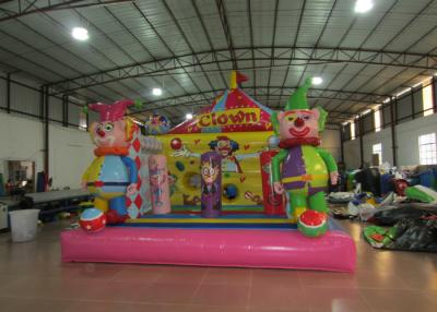 China Inflatables Clown Baby Bounce House , Indoor Games Toddler Bouncy Castle 5 X 5m for sale