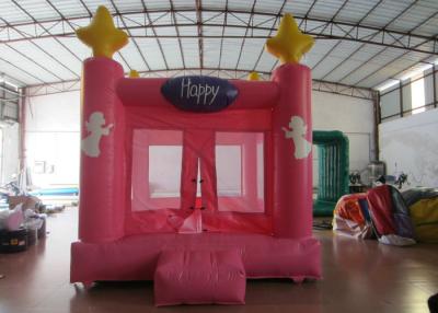 China El castillo animoso grande inflable de encargo colorido embroma el PVC inflable interior de la resistencia de fuego de la gorila en venta