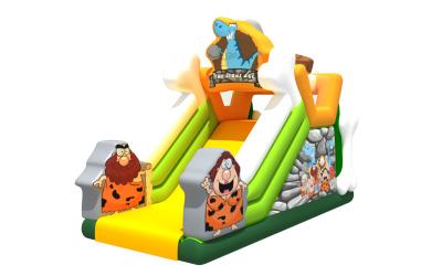 China Nuevo diseño de la Edad de Piedra tobogán inflable juegos al aire libre tobogán inflable alto equipo de alquiler de fiestas para niños en venta