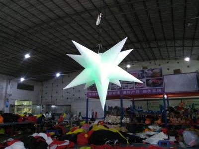 China Estrela inflável com luz do diodo emissor de luz, produtos infláveis materiais da propaganda de Oxford à venda