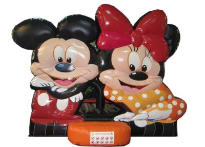 China Disney big inflatable jump bounce hot sale minnie digital painting inflatable bouncer house Mickey mouse jumping house for sale