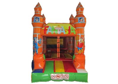 China Mini inflatable fantasia bouncy small size inflatable mini jumping house for kids under 5 years old with printing for sale