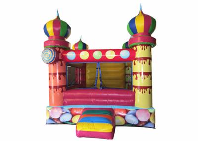 China Small inflatable bouncer with net around / inflatable ball pool bouncer colourful inflatable mini balloon jumping house for sale