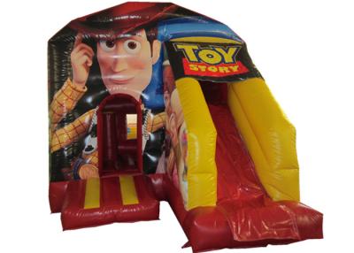 China Brinque combinado pequeno inflável arborizado combinado inflável temático de Disney da história para crianças com impressão digital à venda