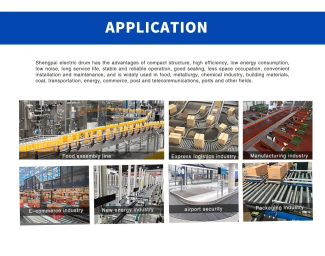 Winroller DC 24V Gearless Belt Conveyor Roller for Fast Sorting System