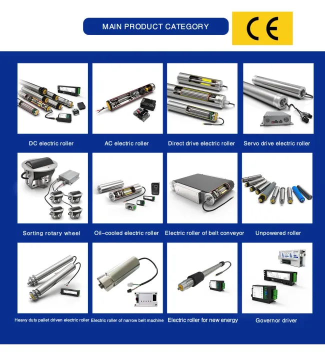 Winroller Motorized Pulley for Sorter Conveyor Hot Sale in Southeast Asia