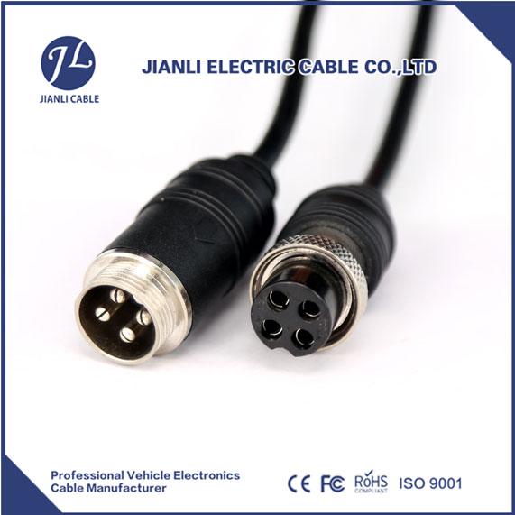 Car Rear View Reversing Camera 4 Pin Extension Cable Car Rear View Reversing Camera 4 Pin Extension Cable