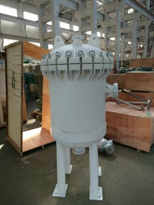China Compact Structure Multi Bag Filter , Stainless Steel Bag Filter Housing for sale