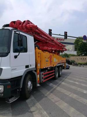 Chine 2ème certification de la CE de Lorry Sany 49M With de pompe concrète de main à vendre
