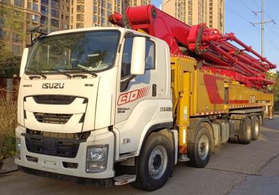 Chine Nouveau Sany 49M Camion-a monté la pompe concrète avec Isuzu Chassis à vendre
