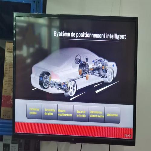X5 3D Wheel Alignment Machine in operation with vehicle