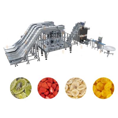 China Mixed Packaging System Dried Fruit Vffs Packaging Machine Snack Food Multihead Weigher for sale