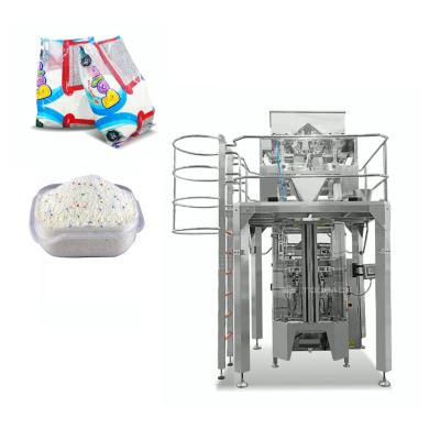 China Automatic Vertical Bag Weighing 4 Head 10L Linear Weigher 4kg Washing Powder Packing Machine for sale