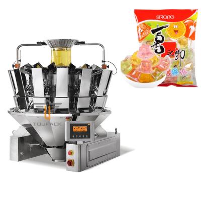 China 380V Bag In Bag Packaging Machine Multi Function Stand Up Gel Jelly Multihead Weigher Sachet Filling for sale