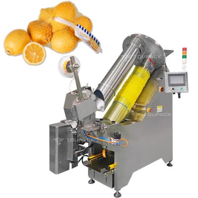 Chine 250 grammes machine à emballer les sacs à nette de légumes machines à emballer les sacs à nette d' oranges à vendre