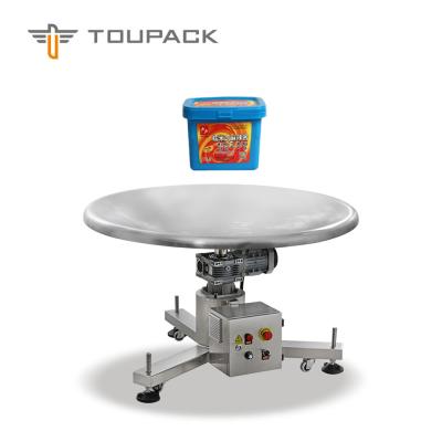 China 1000mm Diameter SUS304 Rotary Collecting Table For Food Processing for sale