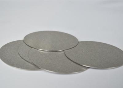 China Stainless Steel Sintered Porous Filter Round Disc Gas Diffusion for sale