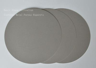 China Sintered Porous Metal Filter Elements Diffusion Disc Sparger With Fine Bubble for sale