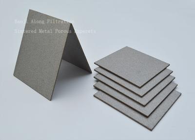 China 5um~70um micro filter rating sintered titanium porous sheet for electrode material with porous titanium as substrate for sale