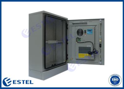China Wireless ESTEL Grey RAL7035 Outdoor Battery Cabinet for sale