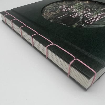 China Ancient Bound Japanese Binding Hardcover Art Book Printing Special Design 320 Pages for sale