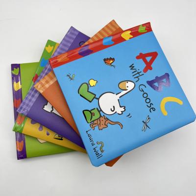 China PLC Padded Hardcover Board Book Printing Service Eco Friendly Ink For Children for sale