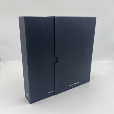 China Personalized Custom Journal Printing Real Leather Notebook Printing With Slipcase for sale