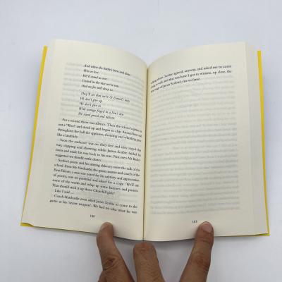 China Novel Book Printing With High Bulky Cream Woodfree Paper for sale