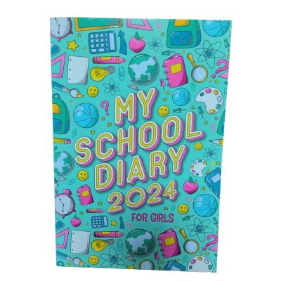 China Softcover School Journal Printing Book with Glossy Lamination Cover Finishing for sale