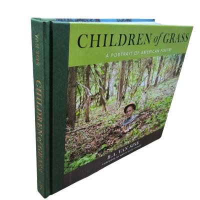 China Children Of Grass | Luxury Art Book Printing With Smyth Sewn Hardcover Binding Glossy Inner Pages Finish for sale