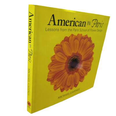 China American in Paris | Hardcover Art Book Printing Glossy Lamination Jacket Finish Smyth Sewn Binding for sale