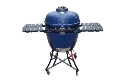 China Heat Resistant Garden Blue SGS 24 Inch Kamado Grill for sale