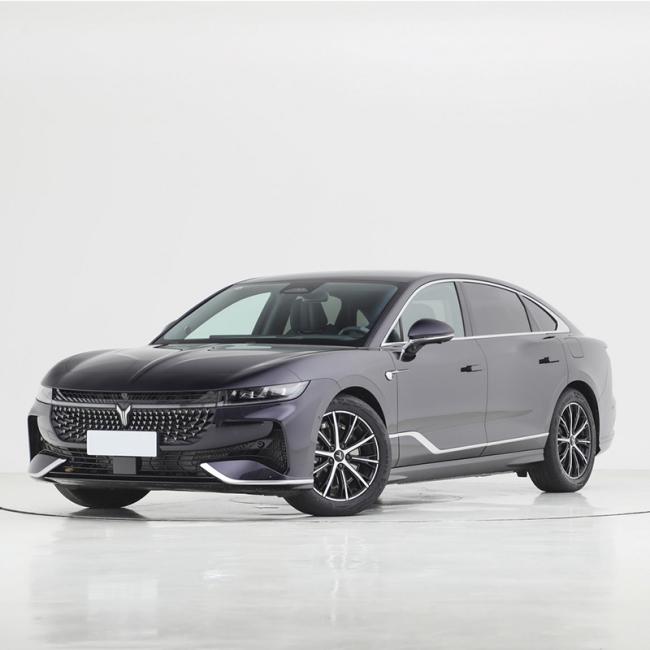Black Color Electric Car Voyah Passion Hybrid Dual Motor Long Range Vehicle