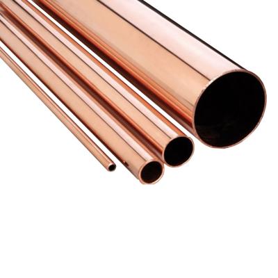 China 99.9% Pure Copper Tube Brass Pipe 15mm 20mm Diameter  C12200 C11000 for sale