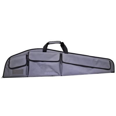 China Custom 46 Inch Gun Bag Padded Rifle Case For Storage Scoped Rifles With Accessory Pockets for sale