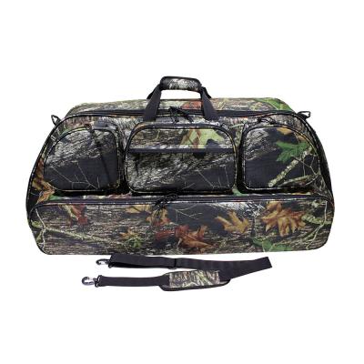 China OEM 43 Inch Camo Hunting Archery Soft Bow Case With Accessories Pocket And Shoulder Strap For Compound Bows for sale