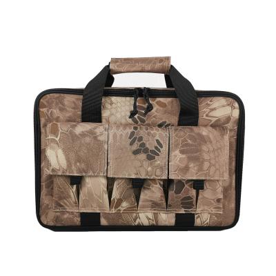 China Shockproof Protection Tactical Pistol Case With Magazine Pouch for sale