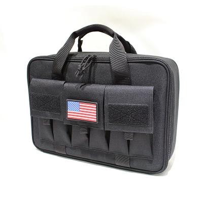 China Tear Resistant Soft Pistol Case 600D Polyester For Firearm Shooting for sale