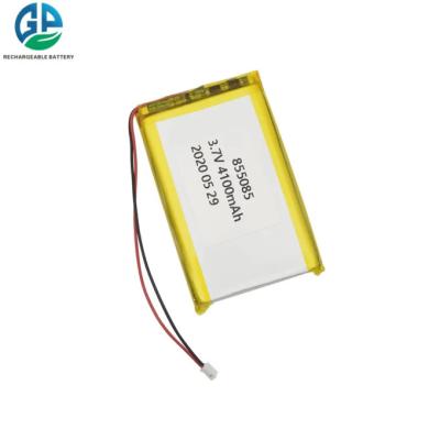 China 3.7v 4100mAh 855085 Lithium Polymer Battery  3.7V Li Ion Polymer Rechargeable for sale