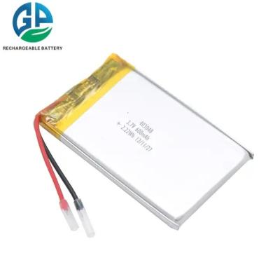 China KC aprobado 403048 3.7V 600mAh Batería recargable de iones de litio Li-polímero con PCB en venta