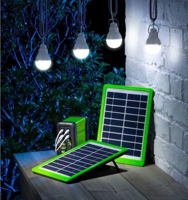 China 3W Garage Solar Lighting Kit  / 5400K Solar Camping Light Kit Lightweight for sale
