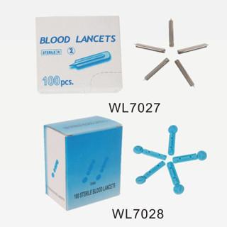 China Medical 40G Disposable Twist Sterilized Stainless Blood Lancet For Skin Clinical WL7027,WL7028 for sale