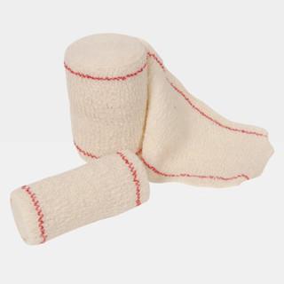 China Spandex, algodón y látex natural suaves, vendaje lateral rojo grueso del crespón para WL10001 médico en venta