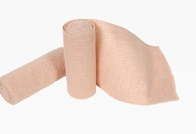 China Permanent Skin Color Polyester, Rubber High Elastic Force Bandage For Medical WL10006 for sale