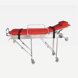 China Red Medical Emergency Aluminum Alloy Rescue Automatic Folding Stretcher WLA1 for sale